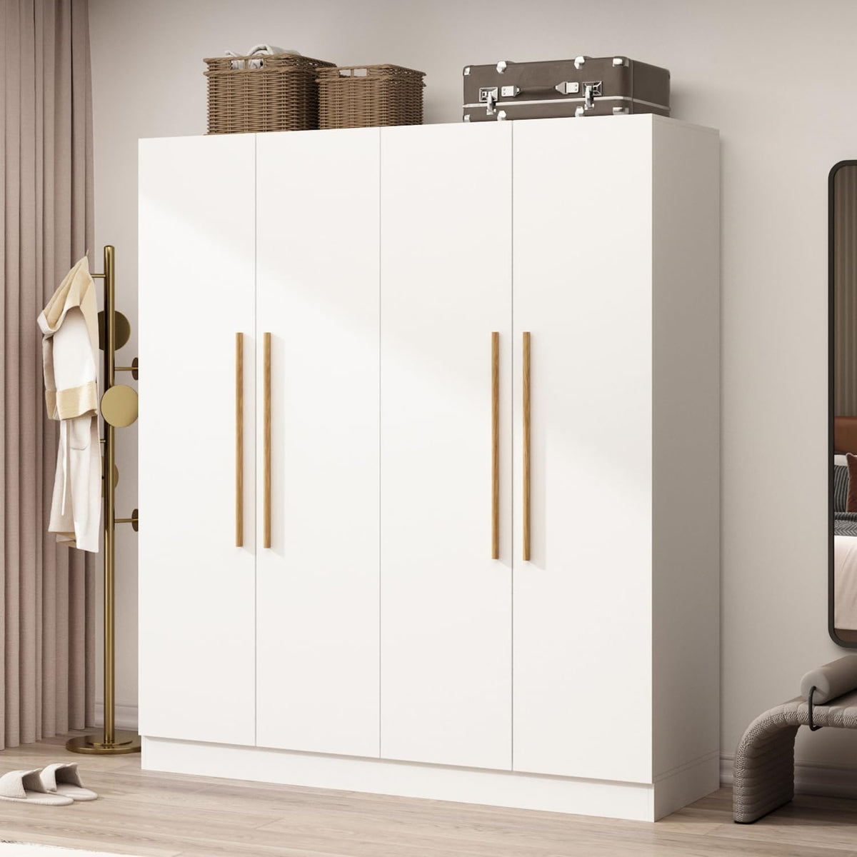 Practical Wardrobe with a Modern Design 200 × 200 cm – WD60