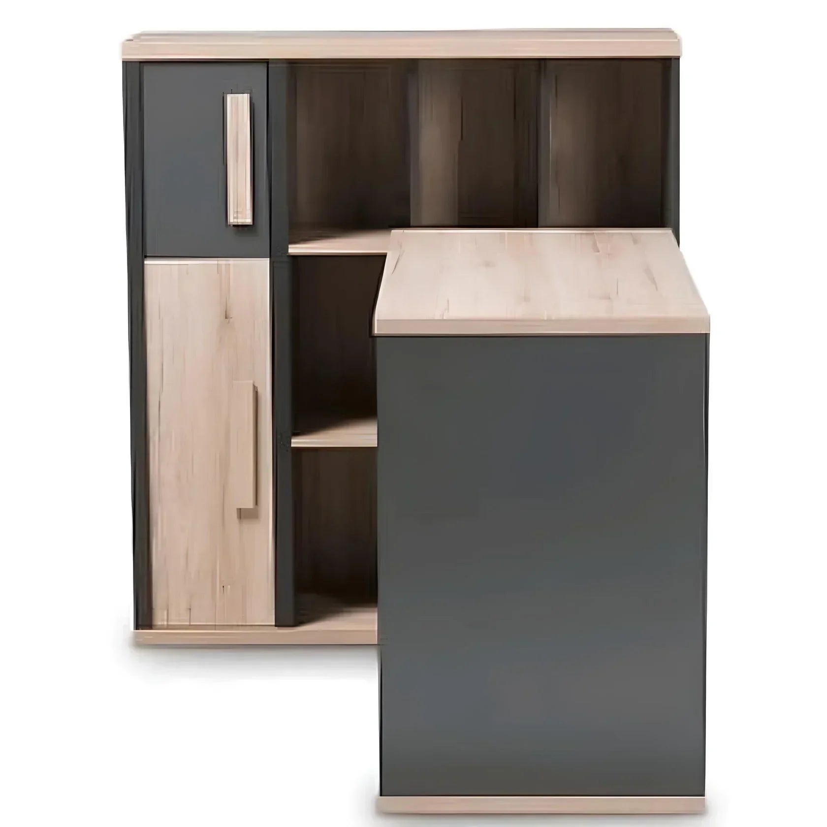 Industrial L-Shaped Executive Desk – 120 × 100 × 75 cm | DE36