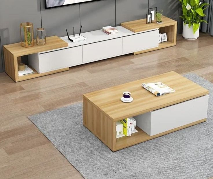 Modern TV & Coffee Table Set – SET-120