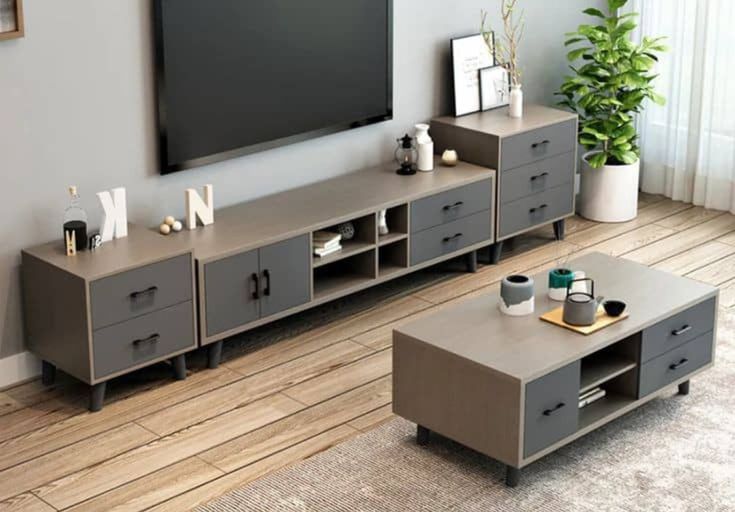 Modern TV & Coffee Table Set – SET-121