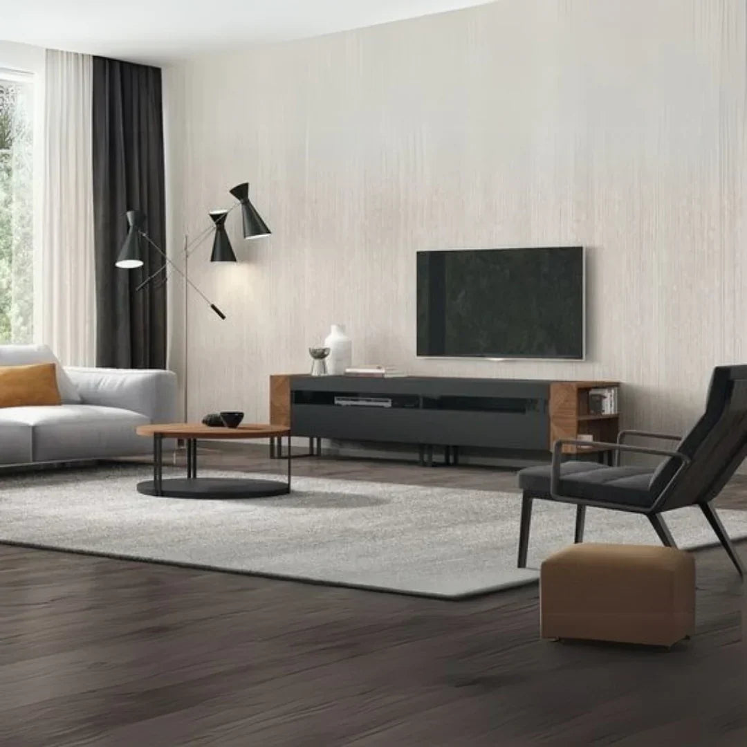 Black & Brown Living Room Set – 160 × 40 × 40 cm | SET28