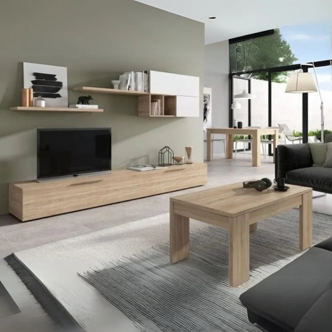 Wood Living Room Set – 200 × 40 × 40 cm | SET42