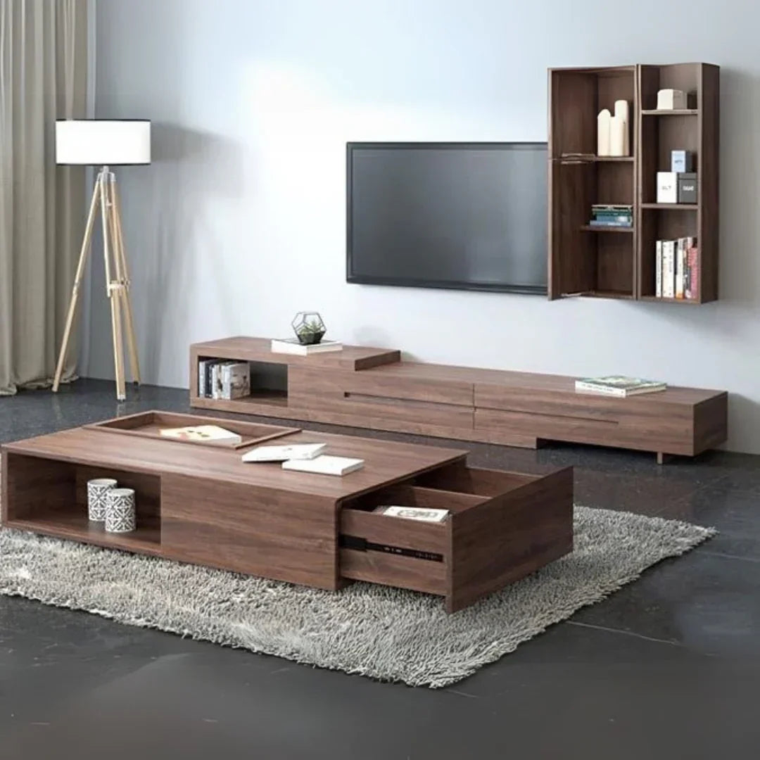Brown Living Room Set – 240 × 40 × 40 cm | SET50