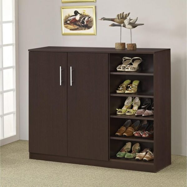 MDF Shoe Cabinet – Brown Color | SU29 | 120 × 40 × 100 cm
