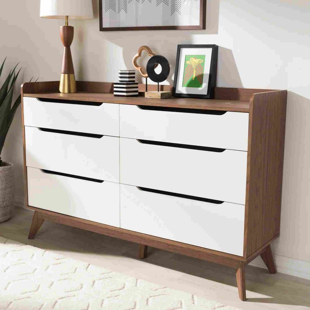 MDF Shoe Cabinet – White & Wood | SU33 | 120 × 40 × 90 cm