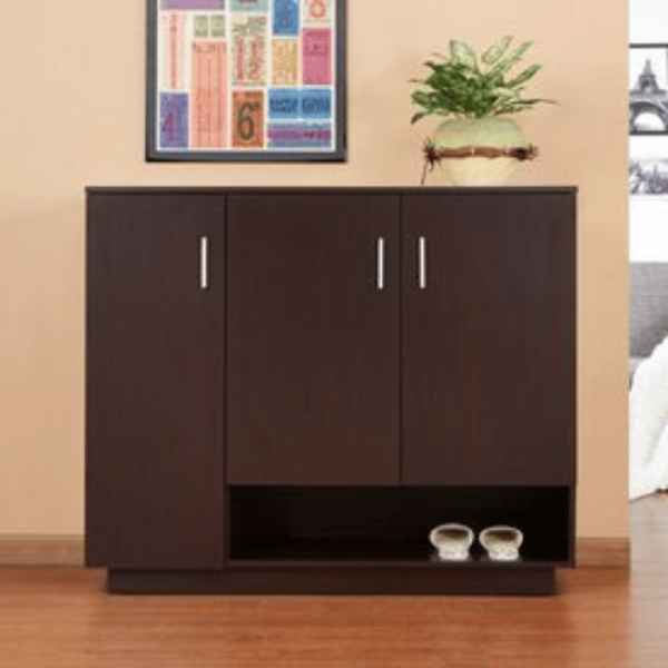 MDF Shoe Cabinet – Brown Color | SU49 | 120 × 40 × 100 cm