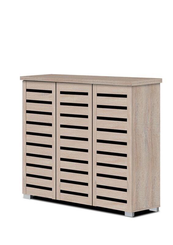 MDF Shoe Cabinet – Wood Color | SU7 | 120 × 40 × 100 cm