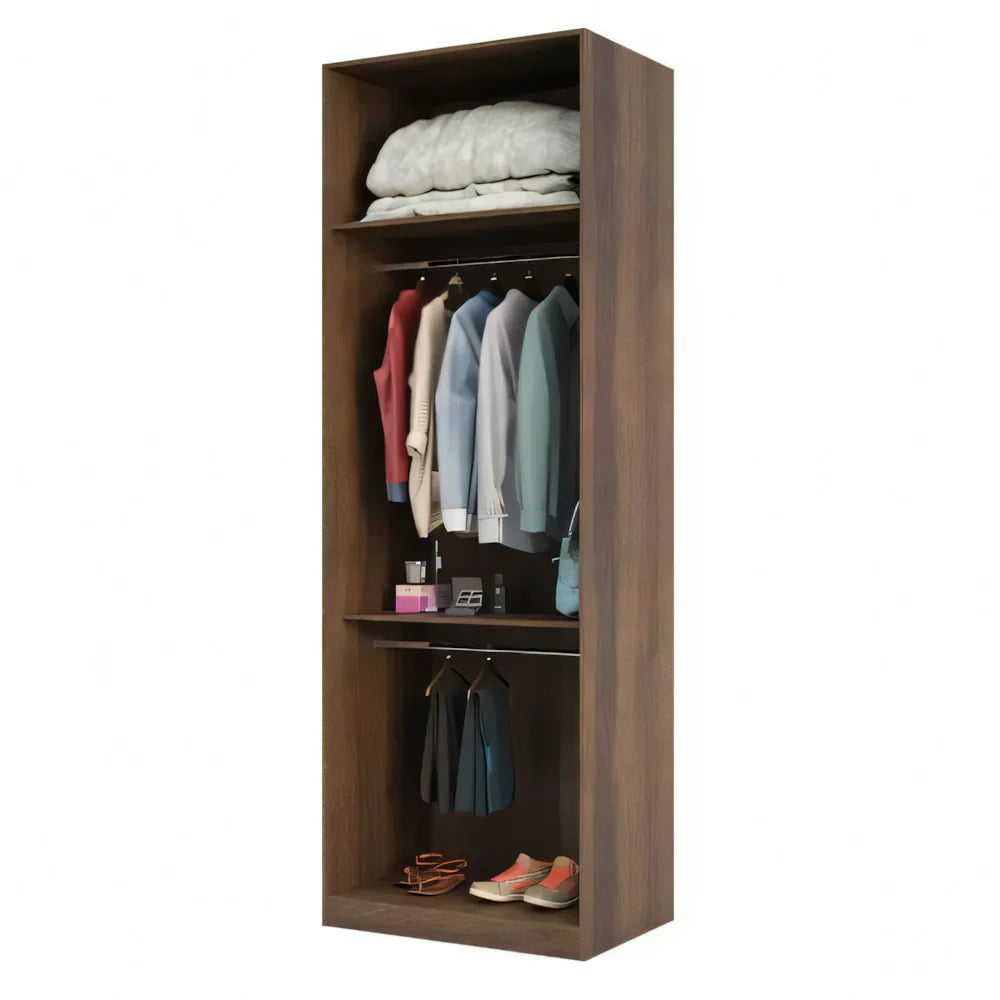 Brown Wardrobe – 100 × 50 × 200 cm | WD49