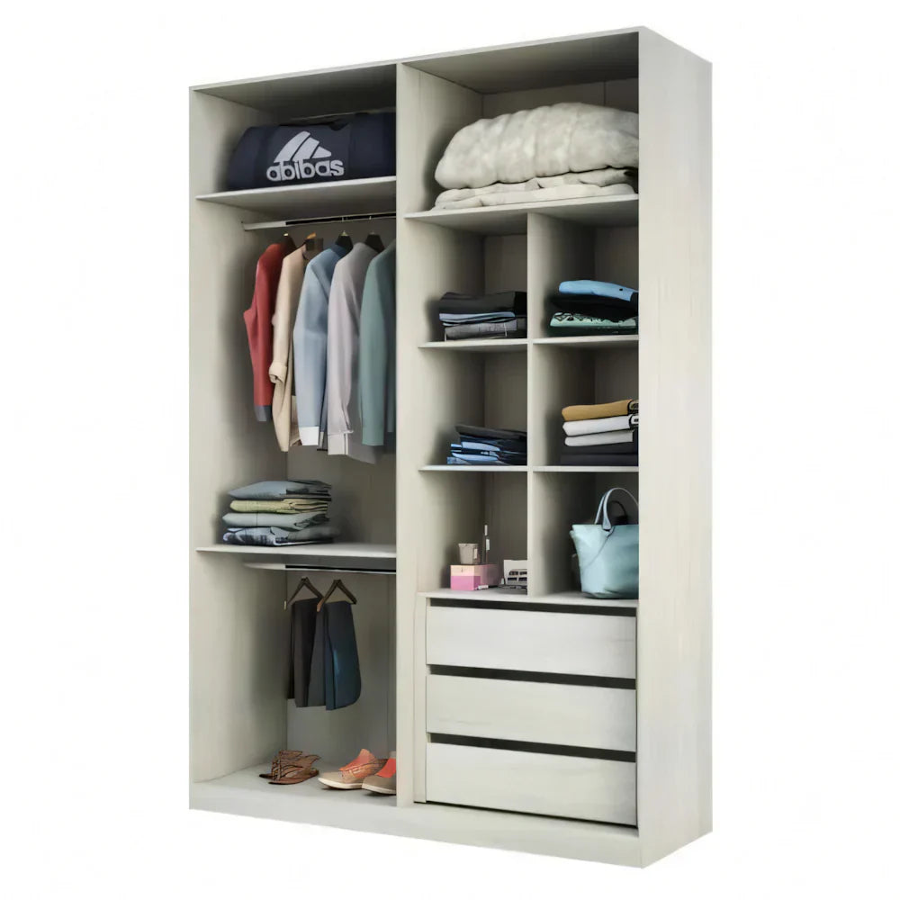 White Wardrobe – 160 × 50 × 200 cm | WD50