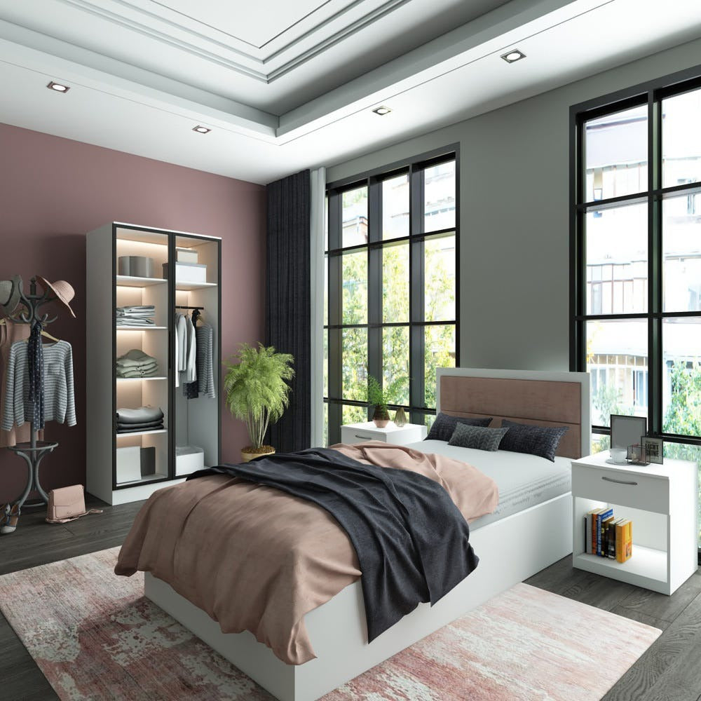 Elegant & Modern 3-Piece Bedroom Set – BDC30