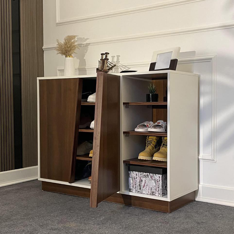 Practical Shoe Cabinet with Spacious Division 120 × 40 cm – SU100