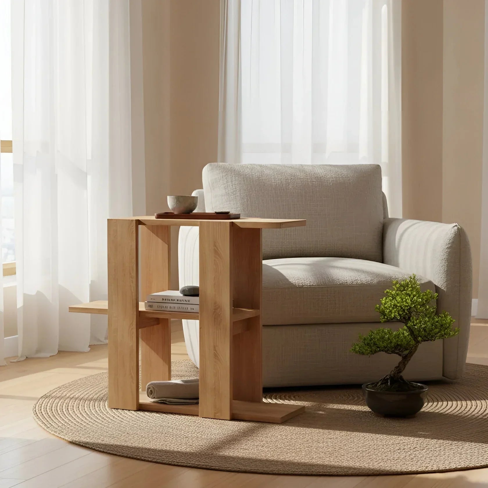 Wooden Coffee Table – 40 × 30 × 50 cm | CT21