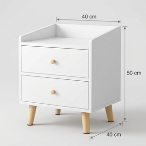 Nightstand co39 dimensions width 40 cm height 50 cm depth 40 cm