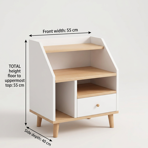 Nightstand co48 dimensions width 55 cm height 55 cm depth 40 cm