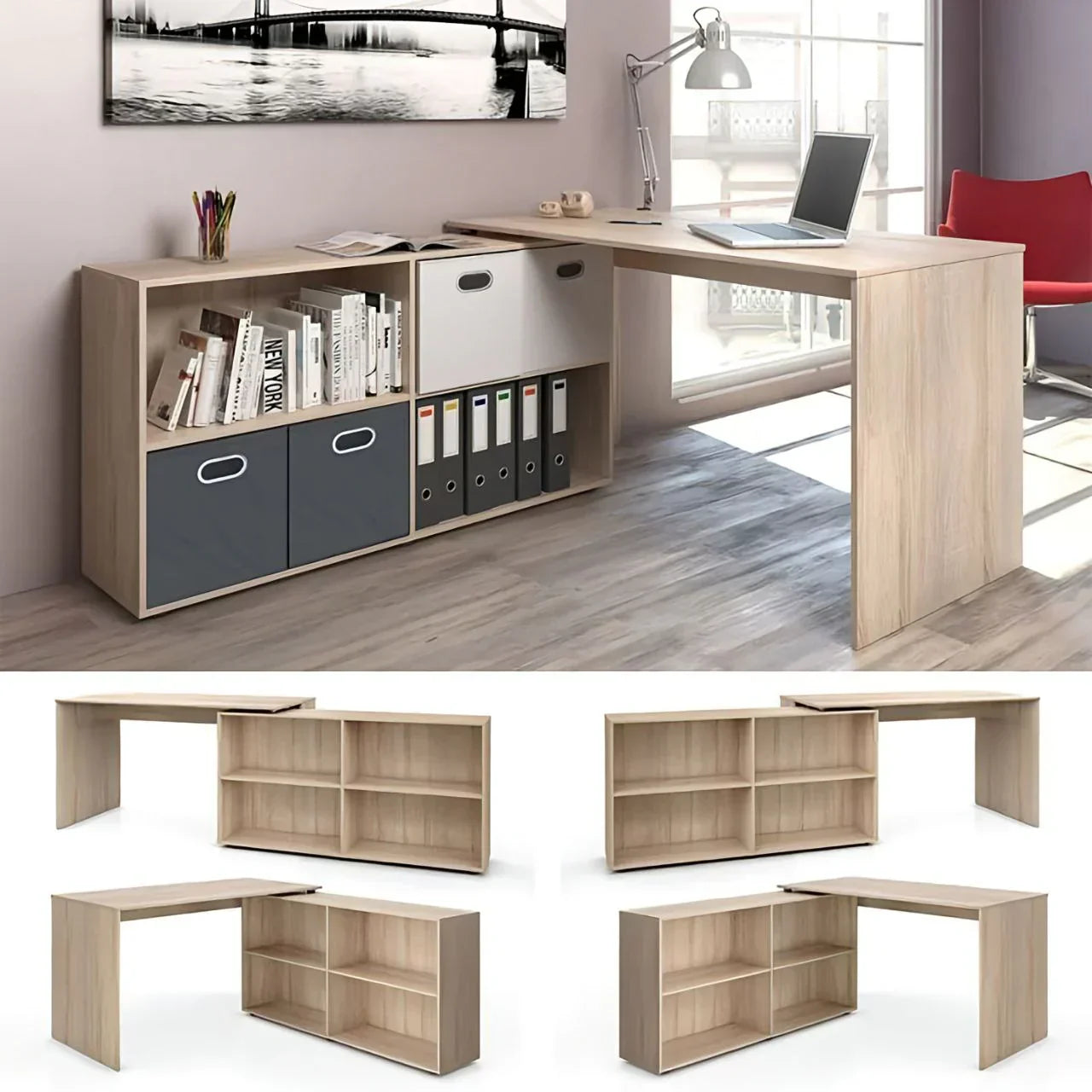 Wooden Desk – 120 × 50 × 120 cm | DE8
