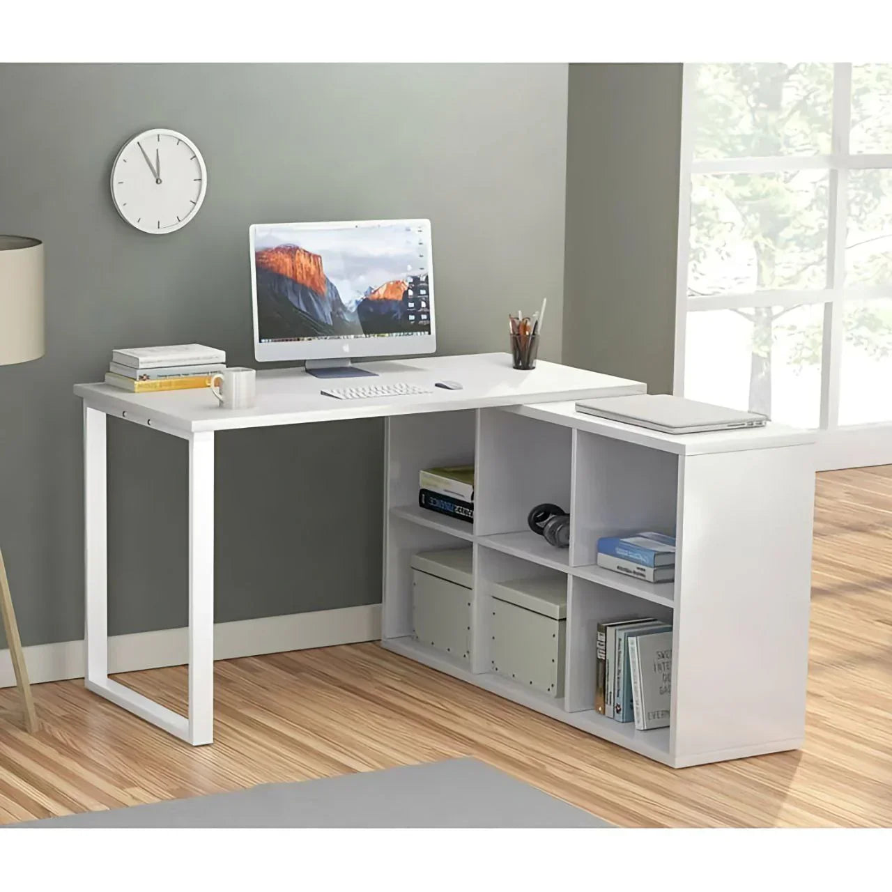 White Desk – 120 × 50 × 120 cm | DE7