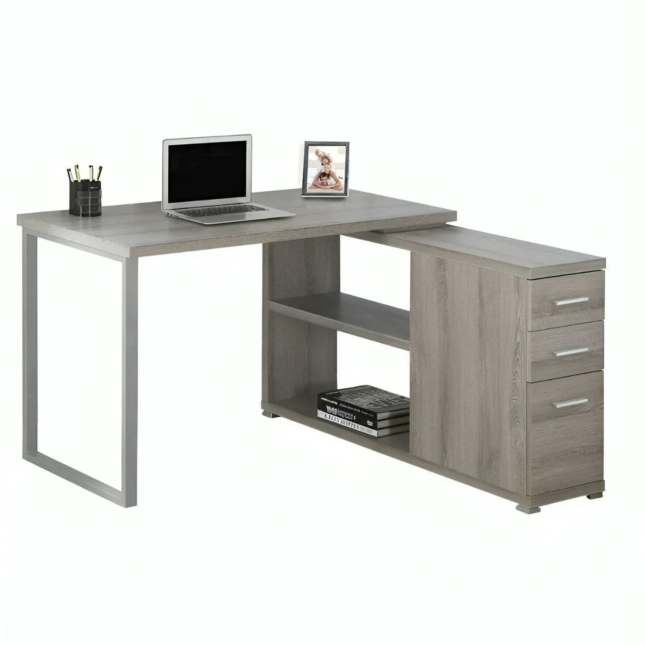 Grey Desk – 120 × 50 × 80 cm | DE9