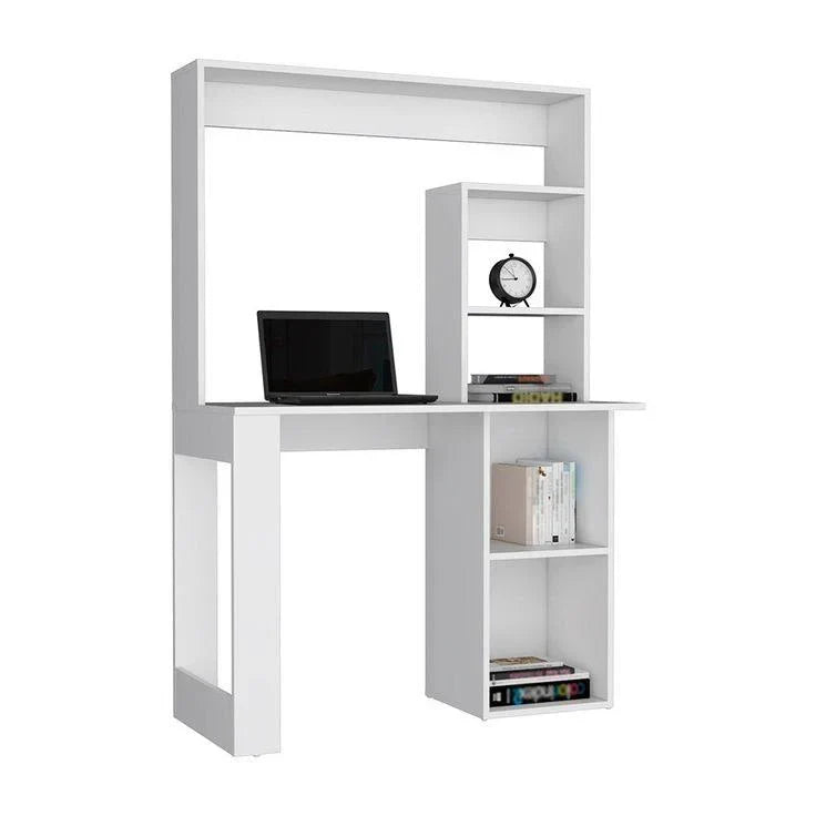 White Contemporary Desk – 120 × 50 × 75 cm | DE32