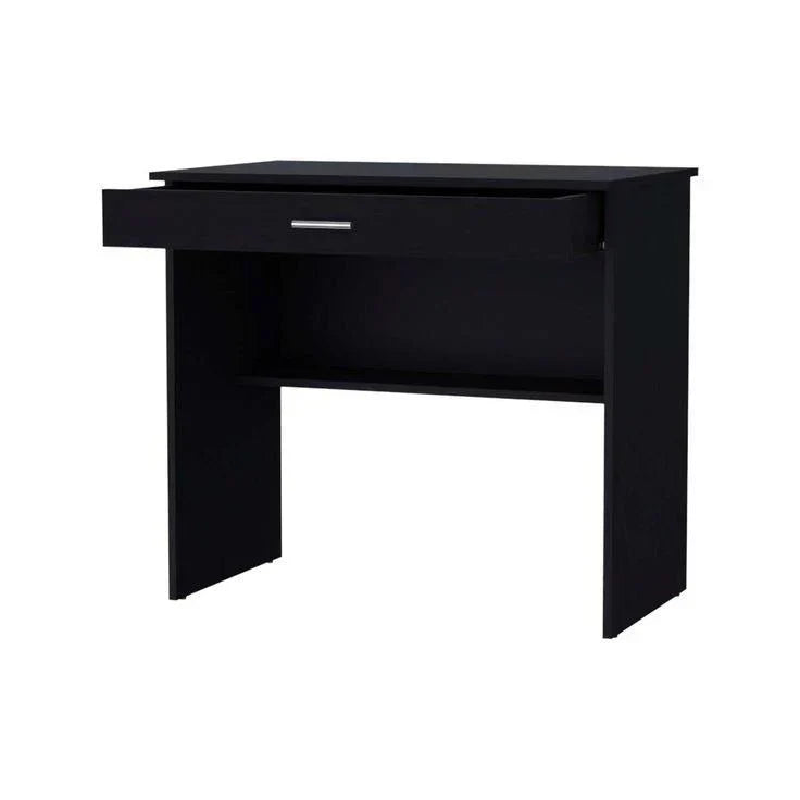 Black Compact Minimalist Desk – 80 × 50 × 75 cm | DE29