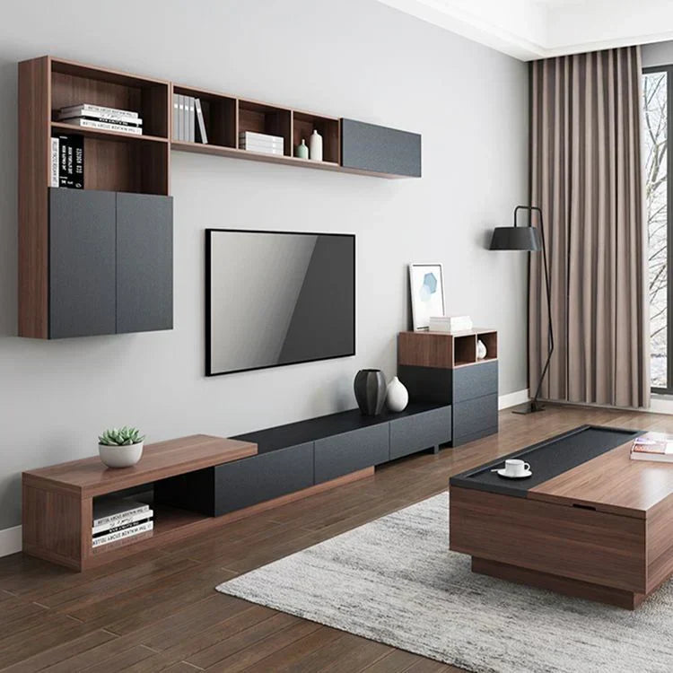 Black & Brown Living Room Set – 300 × 40 × 40 cm | SET10