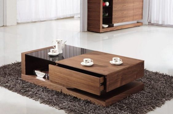 Rectangular Table TA8 | Brown | 100 × 50 × 35 cm – MDF