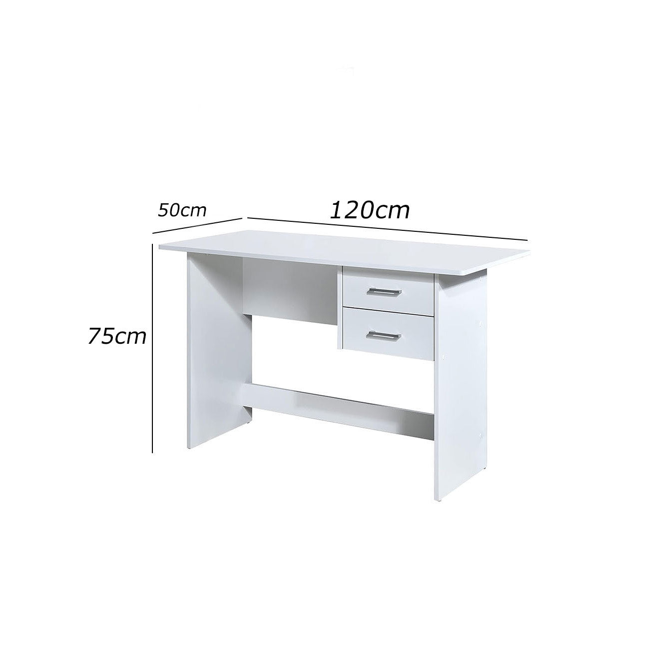 Modern Streamlined Executive Desk – 120 × 50 cm | DE53