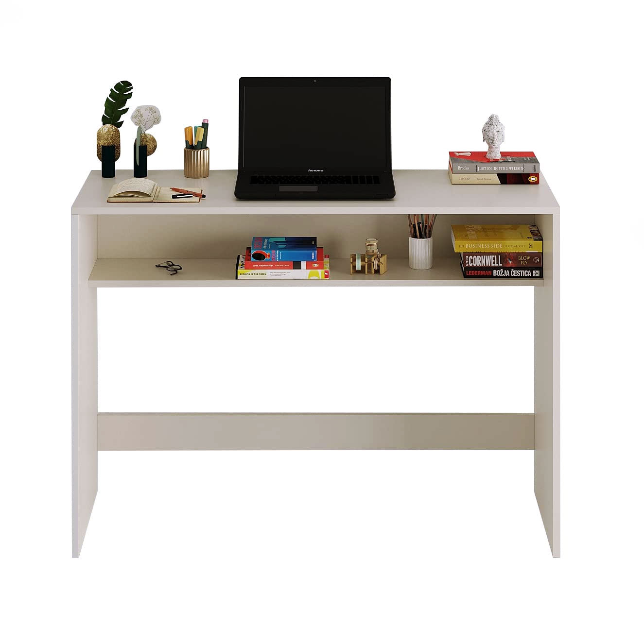 Modern Compact Minimalist Desk – 100 × 44 cm | DE55