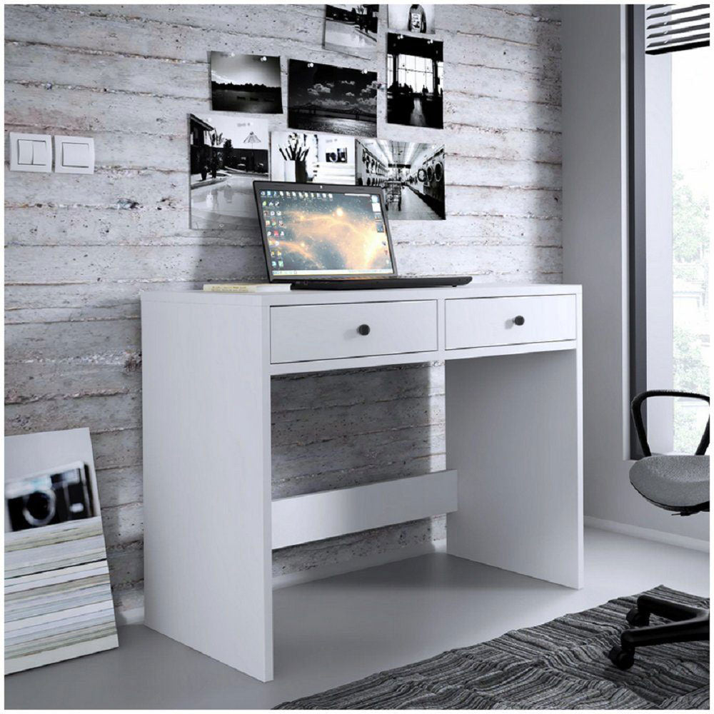 Modern Compact Executive Desk – 91 × 44 cm | DE58