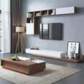 White & Wood Living Room Set – 200 × 40 × 40 cm | SET18