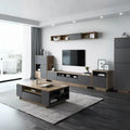 Black & Wood Living Room Set – 310 × 40 × 40 cm | SET22