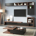Black & Brown Living Room Set – 240 × 40 × 40 cm | SET27