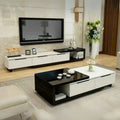 White & Black Living Room Set – 120 × 60 × 35 cm | SET29
