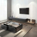 Black & Wood Living Room Set – 240 × 40 × 40 cm | SET31