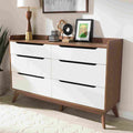 MDF Shoe Cabinet – White & Wood | SU33 | 120 × 40 × 90 cm