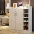 MDF Shoe Cabinet – White Color | SU47 | 90 × 40 × 100 cm