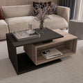 Nested Table Set TA32 | Black & Grey | MDF (3 Sizes: 40 × 50 × 60 cm)