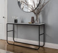 كونسول مودرن KT115 أسود 120×40×90 سم – فولاذ × رخام