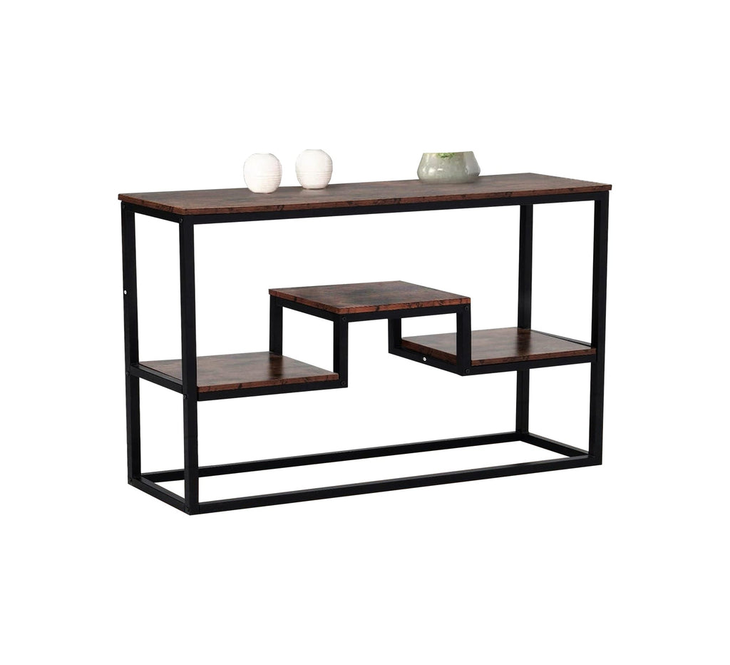 كونسول مودرن KT101 أسود 120×40×90 سم – استيل × رخام
