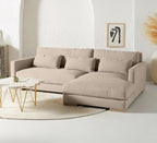 ركنة حرف L RA111 بيج 220×150 سم – قطيفة روك