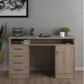 Classic Natural Wood Executive Desk – 120 × 50 × 75 cm | DE39
