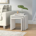White Coffee Table – 40 × 40 × 50 cm | CT12