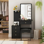 Dressing Table | Black & Gold | 140 x 90 x 40 | DT49