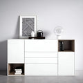 Buffet | White & Wood | 160 × 40 × 100 cm | BT50