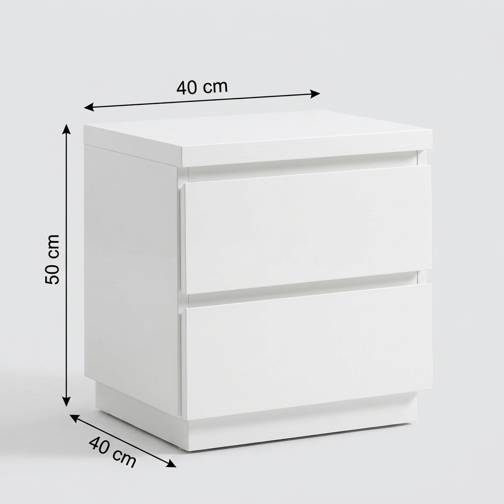 Nightstand co40 width 40 cm height 50 cm depth 40 cm