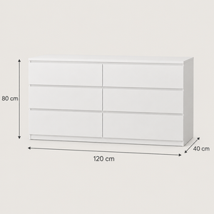 DR49 dimensions: width 120 cm, height 80 cm, depth 40 cm
