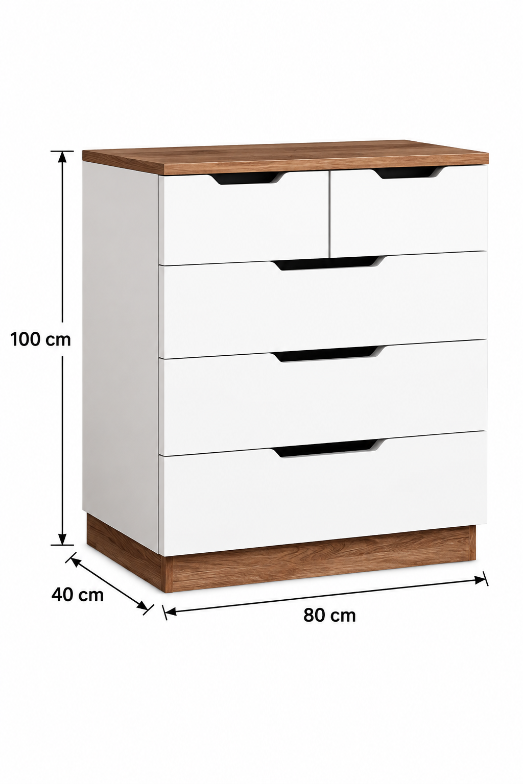DR29 width 80 cm, height 100 cm, depth 40 cm