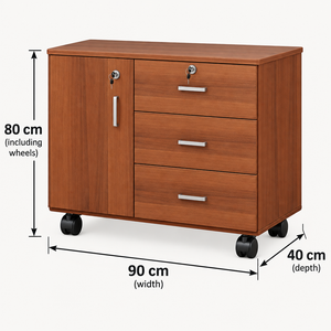 DR50 dimensions: width 90 cm, height 80 cm, depth 40 cm