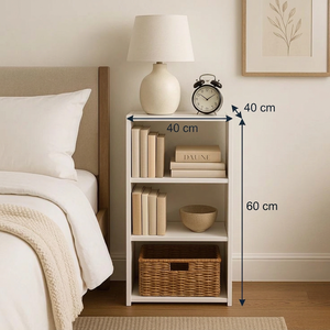 Nightstand co31 dimensions: width 40 cm, height 60 cm, depth 40 cm