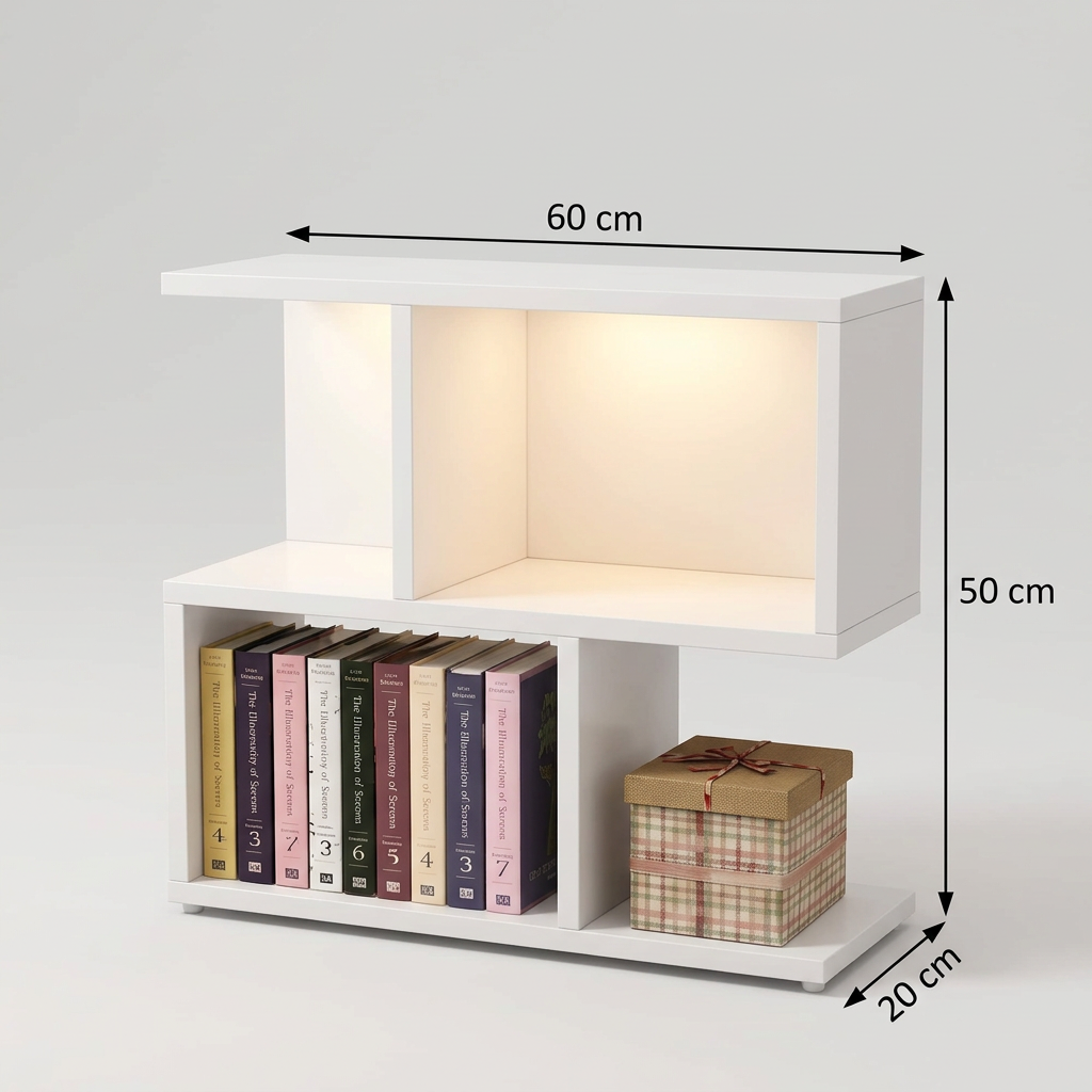 Nightstand co49 dimensions width 60 cm height 50 cm depth 20 cm