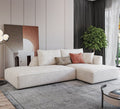 ركنة مودرن RA115 بيج 260×180×70 سم – خشب زان طبيعي